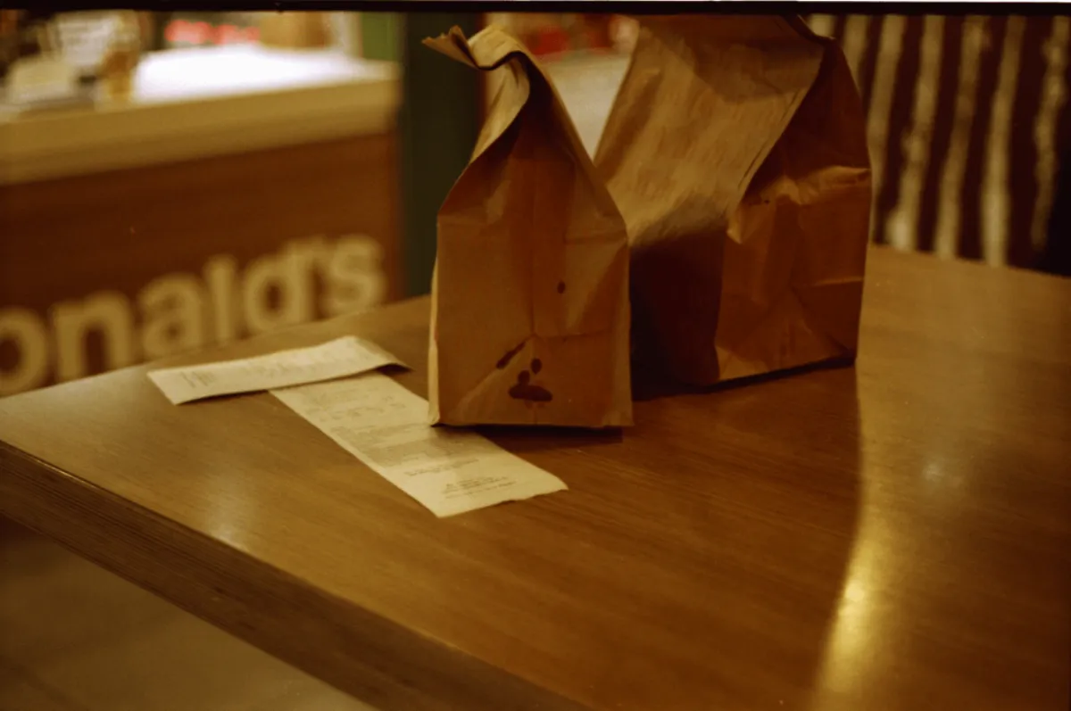 food receipt