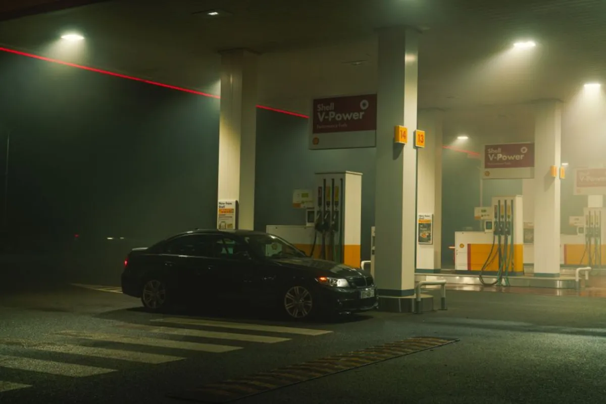 gas station
