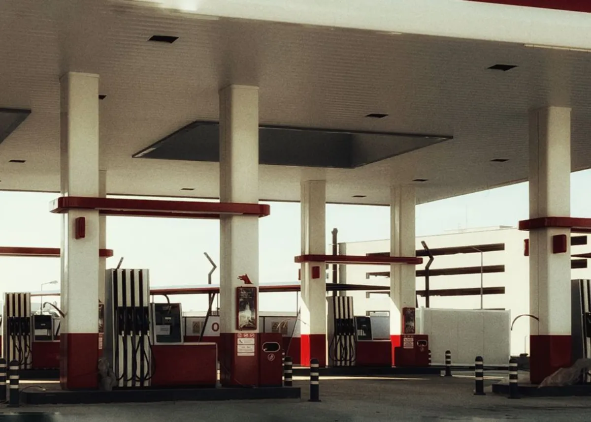 gas station