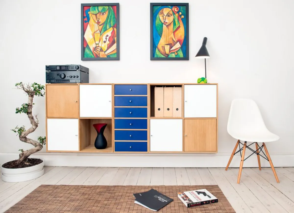 living room storage